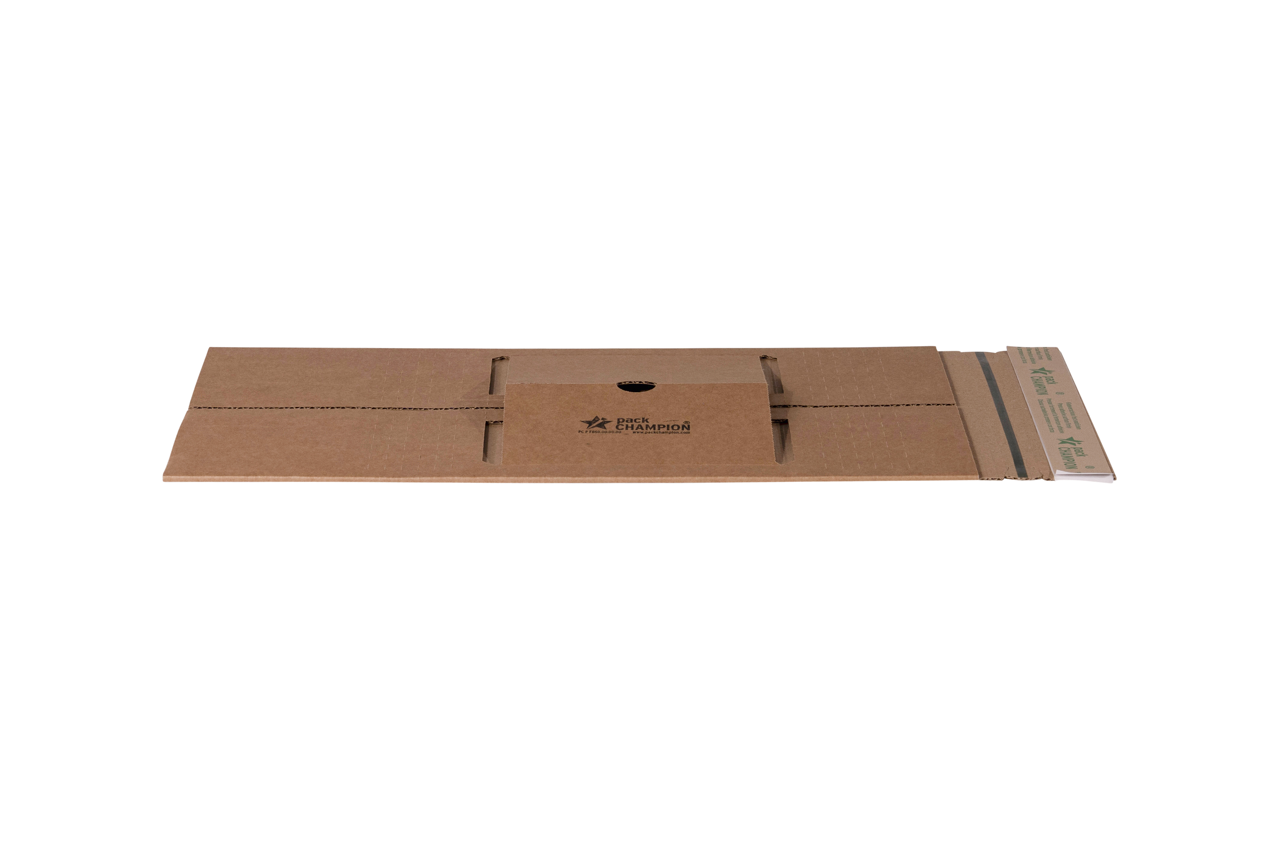 Universalversandverpackung m. zentraler Packgutaufnam 230x165x70 mm
